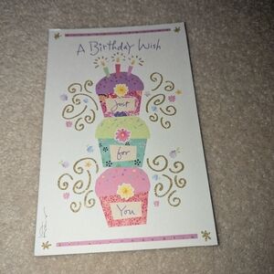 Cupcake Birthday Card